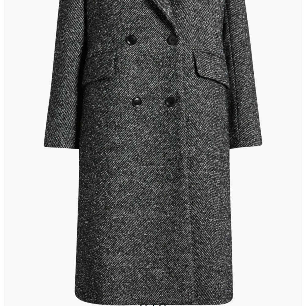 BCBG Max Azria Slim Fit Double Breasted Coat Size XL New With Tags